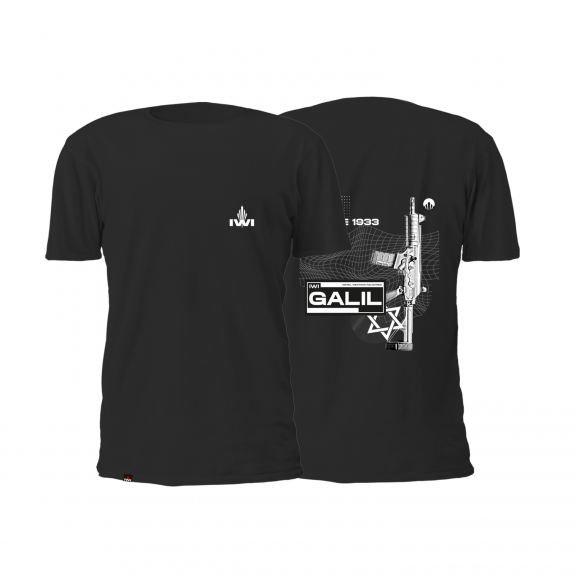 Camiseta IWI Galil Preta 